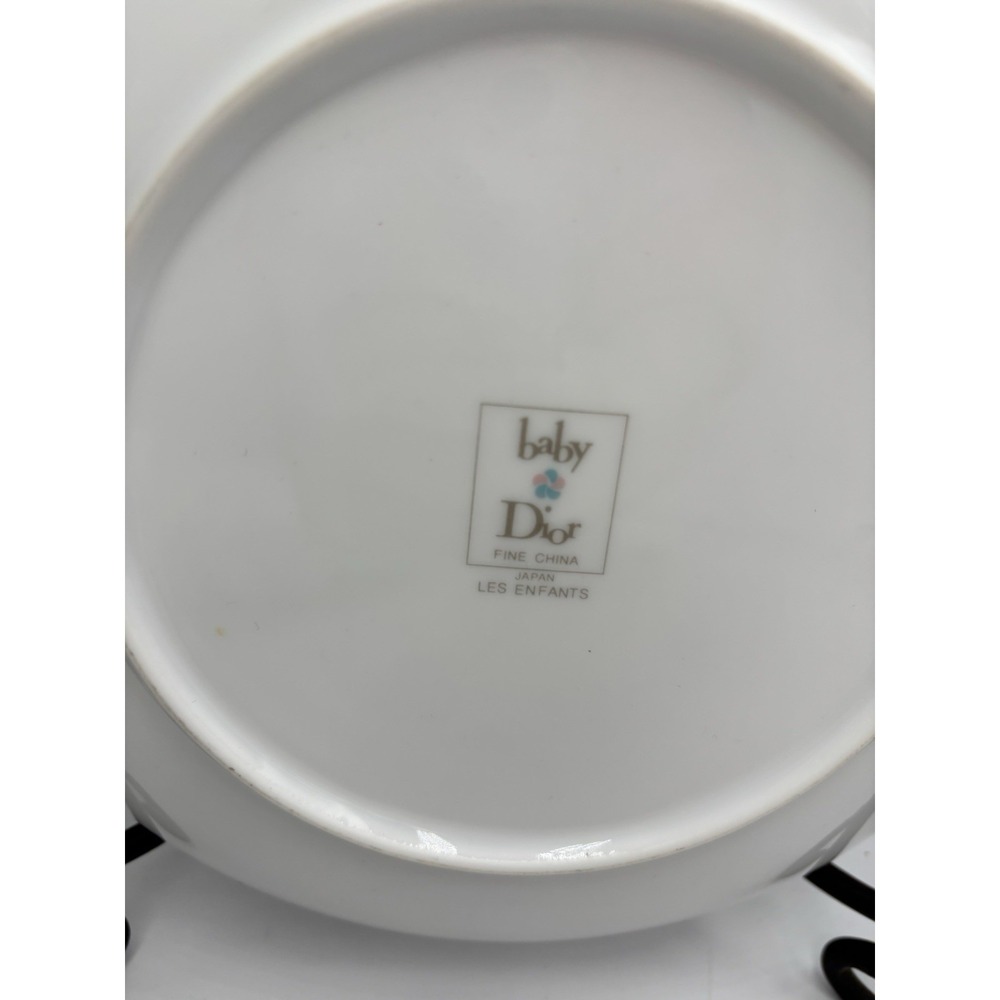 Baby Dior (Christian Dior) 'Les Enfants' Fine China Plate Bowl And Mug Set Of 3 - Picture 7 of 10